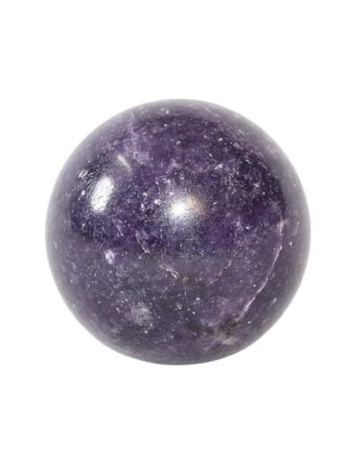 Lepidolite Gemstone Ball | 50-55mm | Peace & Reduce anxiety | Home office Decor