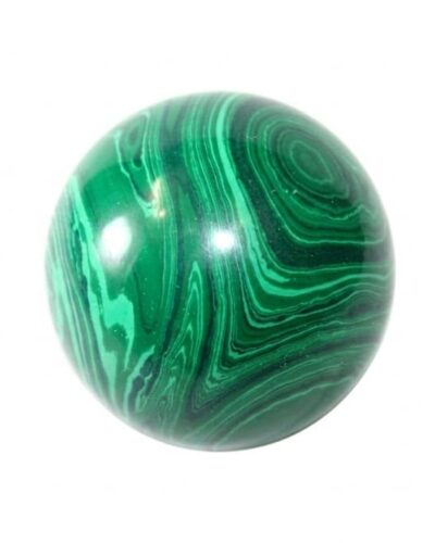 Malachite Gemstone Ball | 50-55mm | Protect from Harmful influences | Home Office Decor