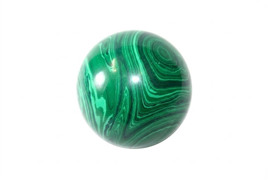 Malachite Gemstone Ball | 50-55mm | Protect from Harmful influences | Home Office Decor