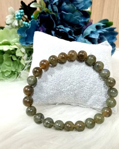 Jet Labradorite Bracelet | 8mm Beads | Negative energy protection | Mental clarity