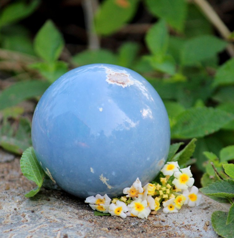 Angelite Gemstone Ball | 50-55mm | Home & Office Decorative Item