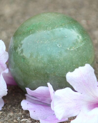 Green Aventurine Gemstone Ball | 50-55mm | Create Opportunities | Home Office Decor