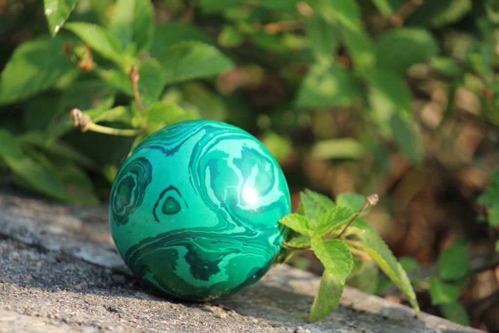 Malachite Gemstone Ball | 50-55mm | Protect from Harmful influences | Home Office Decor