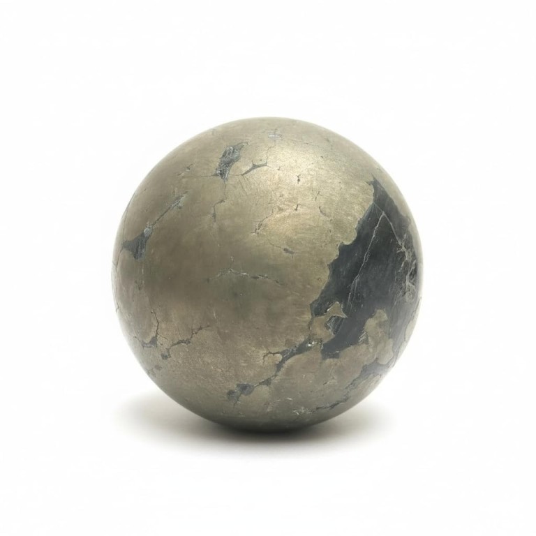 Pyrite Gemstone Ball | 50-55mm | Attracts Prosperity & Abundance | Home Office Decor