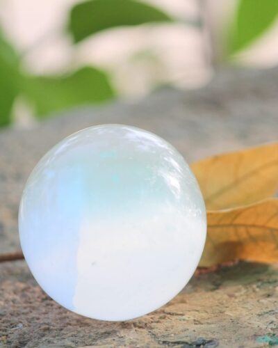 Selenite Gemstone Ball | 50-55mm | Cleansing Stone | Home-Office Decore