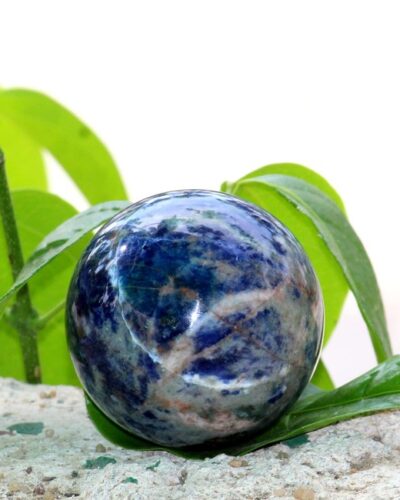 Sodalite Ball | 50-55mm | mental clarity | home-Office Decor