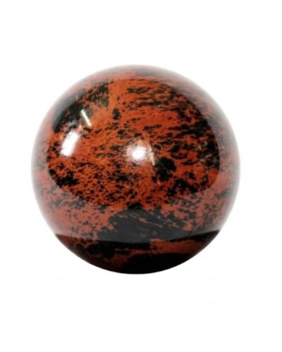 Mahogany Obsidian Ball | 50-55mm | Protection & Stability | Home Office Decor