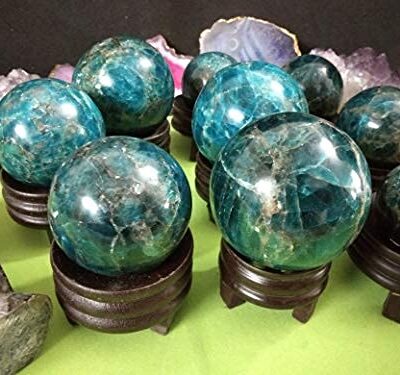 Apatite Ball | 50-55mm | Clarity & Focus | Home Office Decor