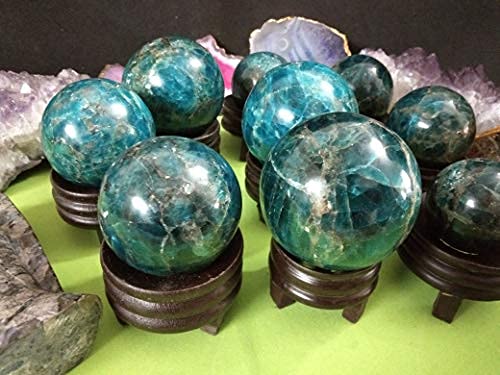 Apatite Ball | 50-55mm | Clarity & Focus | Home Office Decor