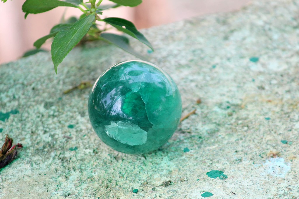 Green Fluorite Ball | 50-55mm | Mental clarity & Focus | Home Decor