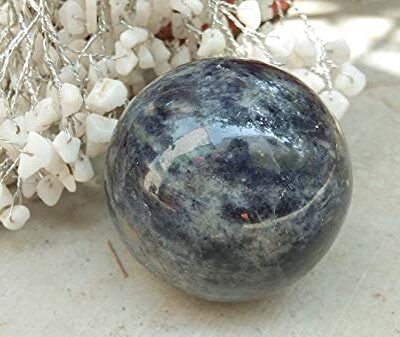 Iolite Ball | 50-55mm | Spiritual Awareness | Decorative Item