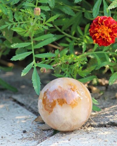 Citrine Ball | 40-45mm | Prosperity , Abundance , Wealth | Home Office Decore