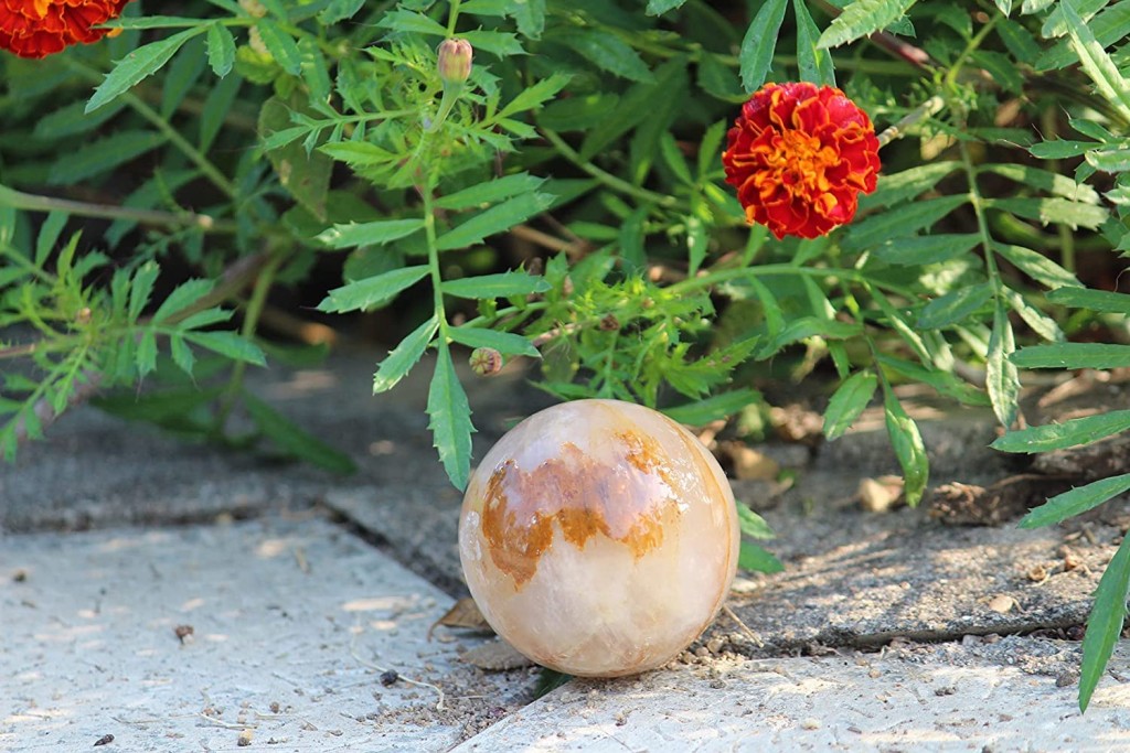 Citrine Ball | 40-45mm | Prosperity , Abundance , Wealth | Home Office Decore