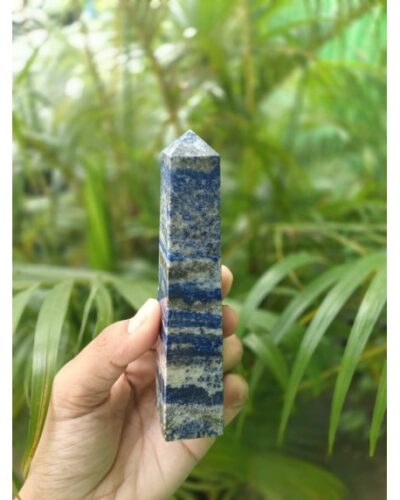 Lapis Lazuli Gemstone Tower | 3.5-4 Inch | Self-awareness | Natural | Home Decor