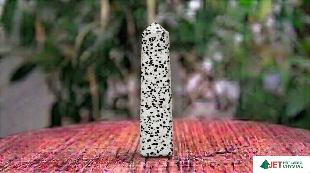 Dalmation Jasper Gemstone Tower | 3.5-4 inch | Clarity Of Mind | Natural | Home Decor