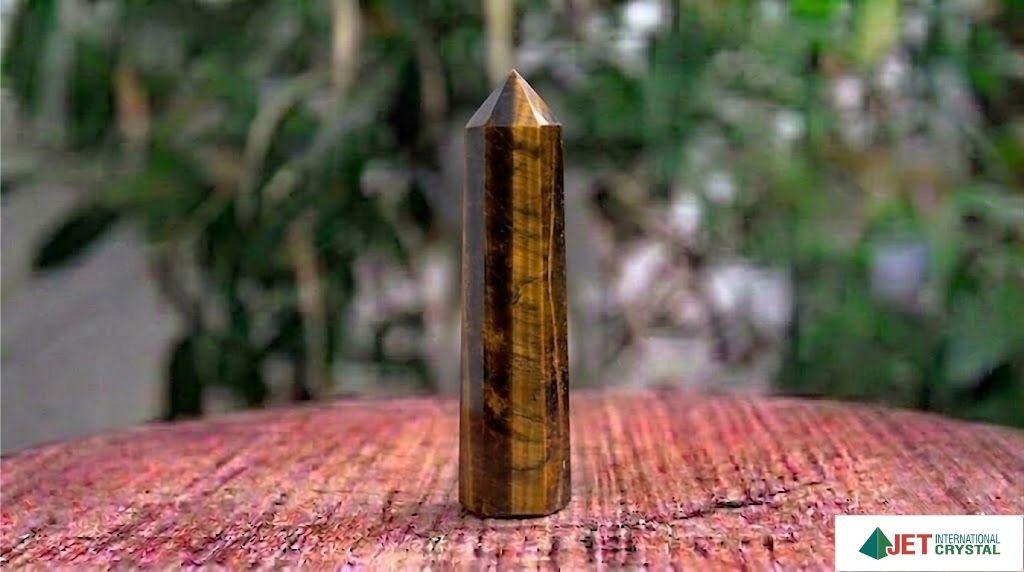 Tiger Eye Gemstone Obelisk | 3.5-4 inch | Protection & Confidence Boost | Natural | Home Decor