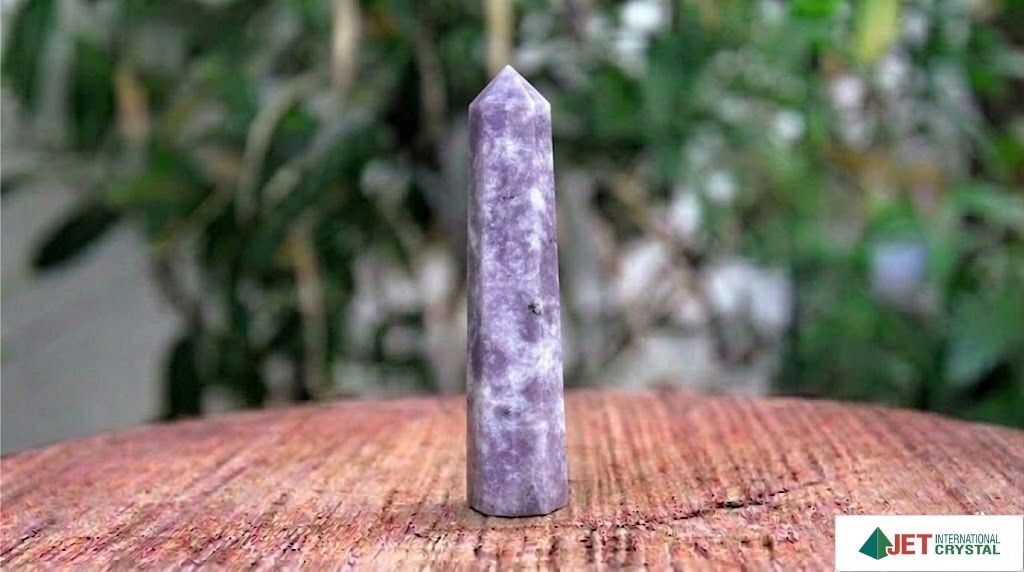 Lepidolite Gemstone Obelisk | 3.5-4 inch | Energy , Aura Protection | Natural | Home Decor
