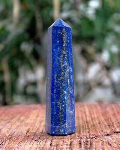 Lapis lazuli Gemstone Obelisk | 3.5-4 inch | Focus Wisdom & Truth | Natural | Home Decor