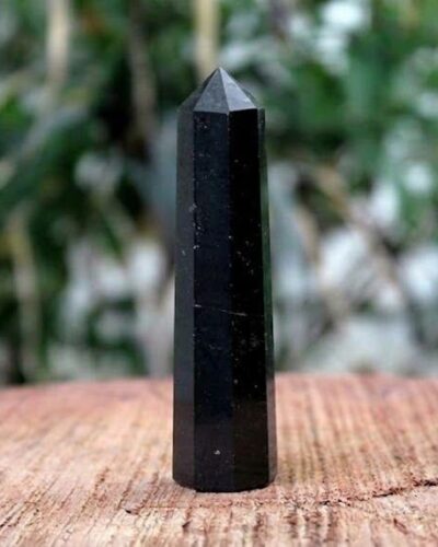 Tourmaline Gemstone Obelisk | 3.5-4 inch | Protection Energy | Natural | Home Office Decor
