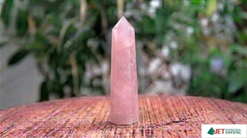 Rose Quartz Gemstone Obelisk | 3.5-4 inch | Promote Love & Relationship | Natural | Home Decor