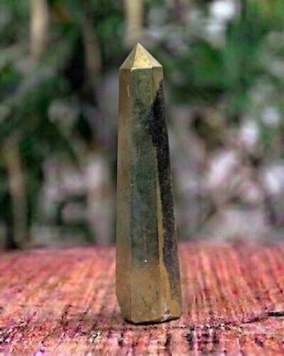 Pyrite Obelisk | 3.5-4 inch | Wealth , Abundance Attraction | Natural | Home Decor