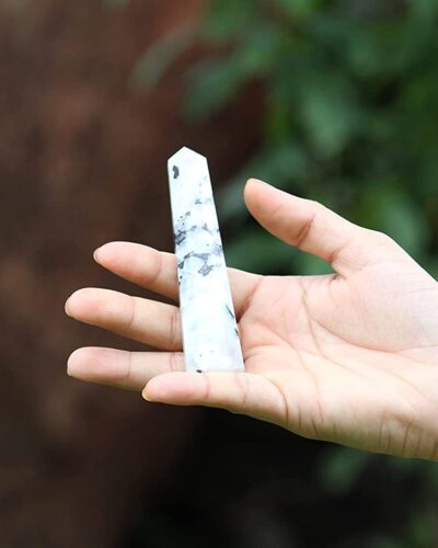 Rainbow Moonstone Gemstone Obelisk | 3.5-4 inch | Chakra Balancing | Natural | Home Decor
