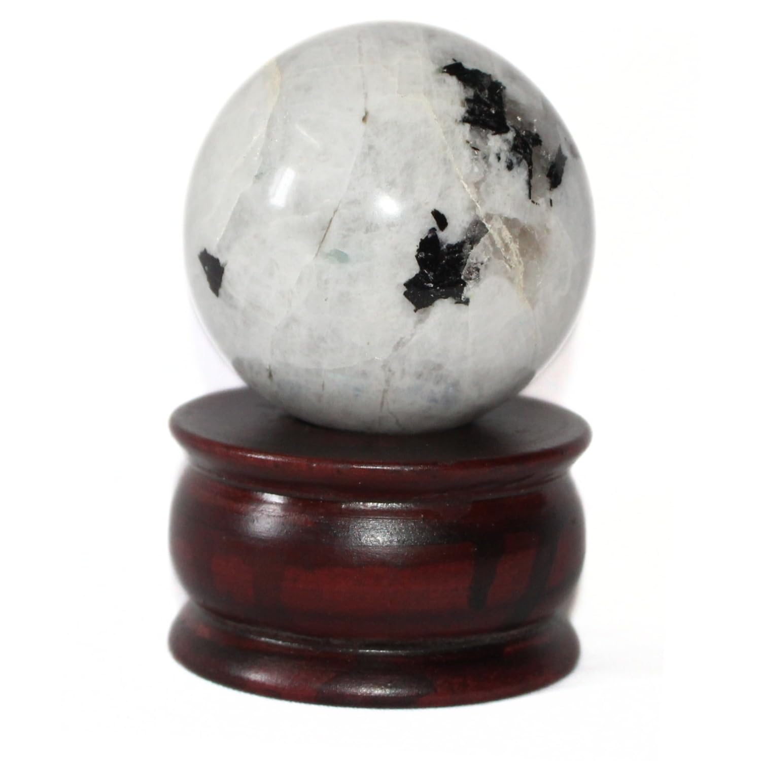 Rainbow Moonstone ball | 50-55mm | intuition and balance | Home Office Decor