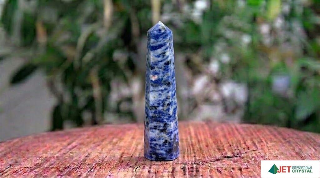 Sodalite Gemstone Obelisk | 3.5-4 Inch | Healing , Balancing | Natural | Home Decor