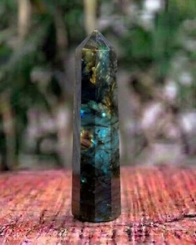 Labradorite Gemstone Obelisk | 3.5-4 inch | Protection Energy | Home Decor
