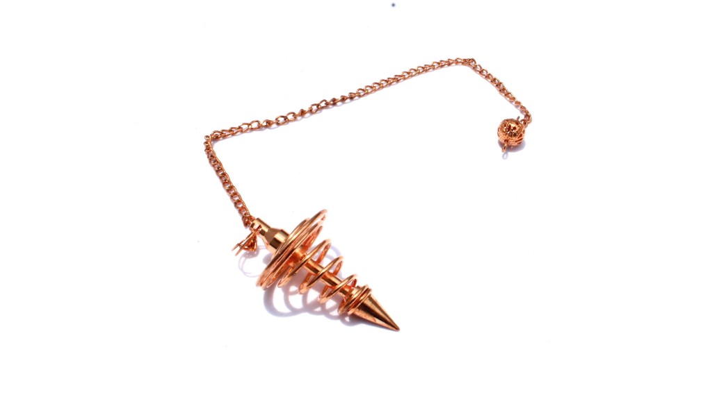 Vortex Copper pendulum | Spiritual | Meditation | Dowsing | Healing | Metal Pendulum