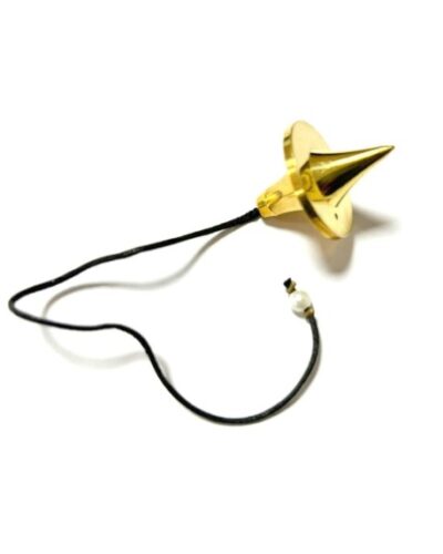 UFO Gold Plated Pendulum | Dowsing | Spiritual | Divine | Metal Pendulum