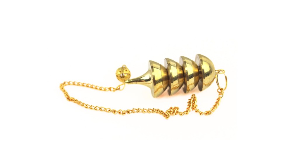 Osiris Gold Plated Pendulum | Spiritual , Dowsing , Divine Energy | Metal Pendulum