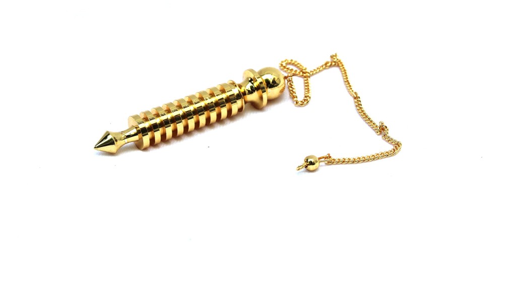 9 Isis Gold Plated Pendulum | Spiritual Healing , Divine Energy | Metal Pendulum