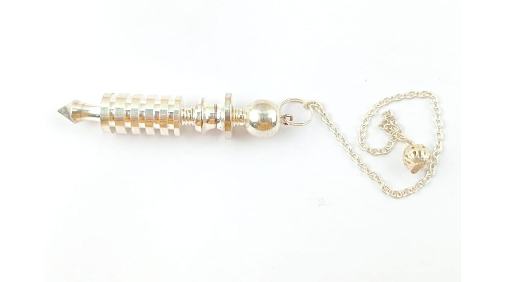 6 Isis Silver Plated 6Pendulum | Dowsing , Spirituality | Metal Pendulum