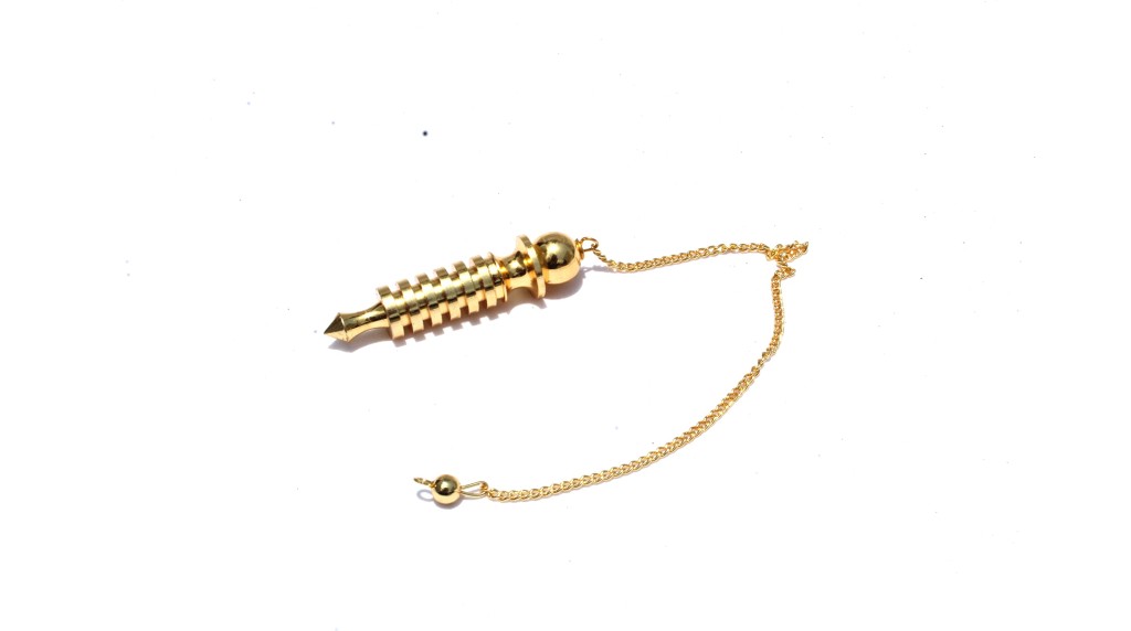 6 Isis Brass Pendulum | Dowsing , Spirituality | Metal Pendulum