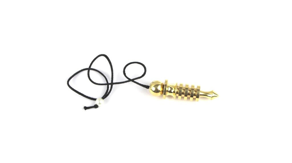 4 Isis Brass With Chord Pendulum | Divine Healing , Spiritual Energy | Metal Pendulum