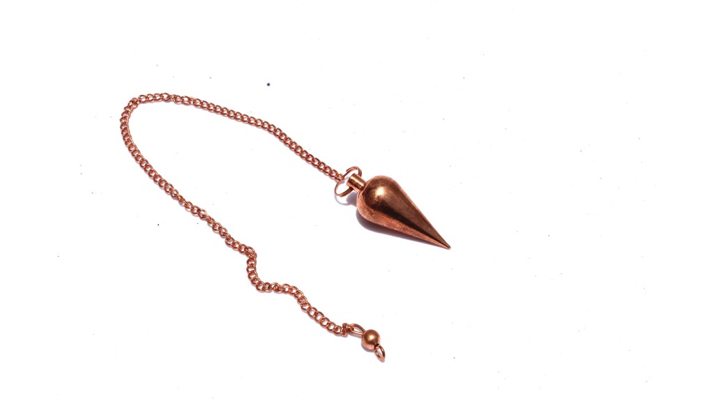 Cone Chamber Copper Pendulum | Spiritual Energy , Healing | Metal Pendulum