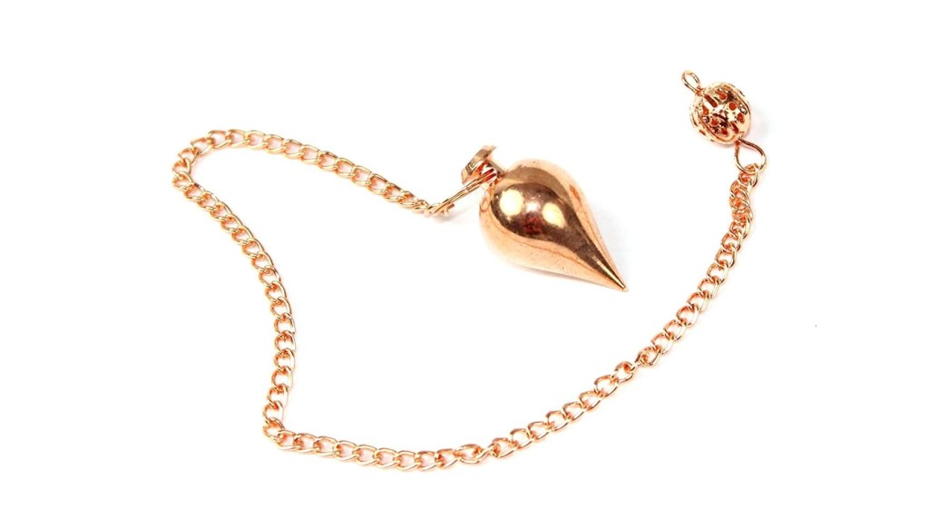 Teardrop Copper Pendulum | Healing , Enhance Intuition | Metal Pendulum