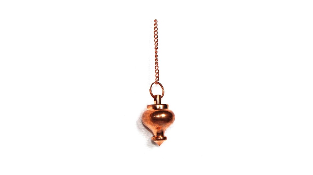 Pot Copper Pendulum | Healing , Metal Dowsing | Spiritual Tool With Chain