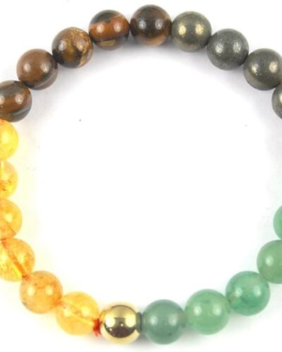 Jet Money Magnet Bracelet | 8mm Beads | Wealth Attraction | Financial Growth