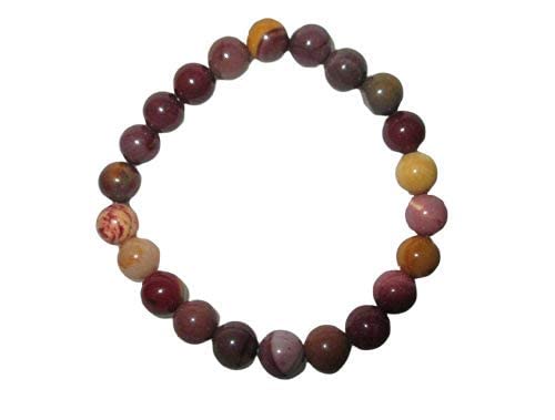 Jet Mookaite Bracelet | 8mm Beads | Inner Strength | Grounding Energy