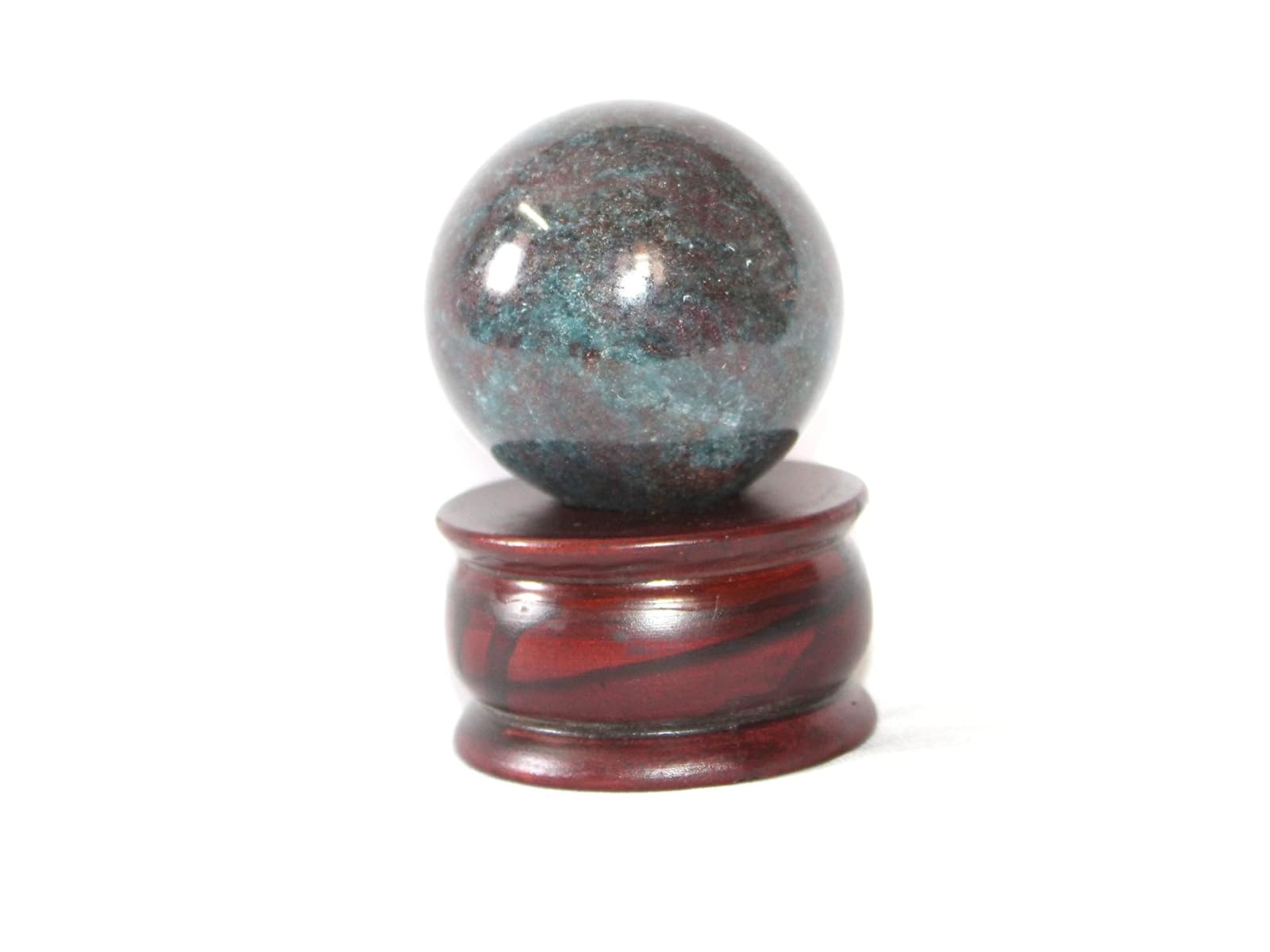 Ruby Kyanite Gemstone Ball | 50-55mm | Balancing energy, Enhancing intuition | Home Office Decor