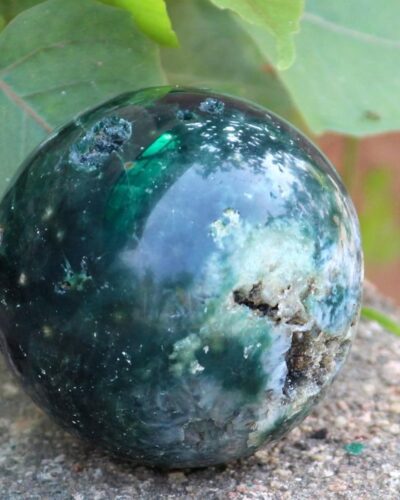 Ocean Jasper Gemstone Ball | 50-55mm | Stone of Joy | Home Office Decor