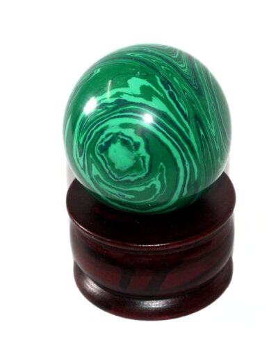 Malachite Gemstone Ball | 50-55mm | Protect from Harmful influences | Home Office Decor