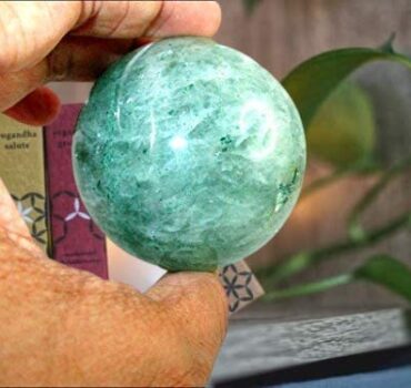 Green Aventurine Gemstone Ball | 50-55mm | Create Opportunities | Home Office Decor