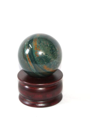 Bloodstone Gemstone Ball | 50-55mm | Boost strength & courage | Home Office Decor