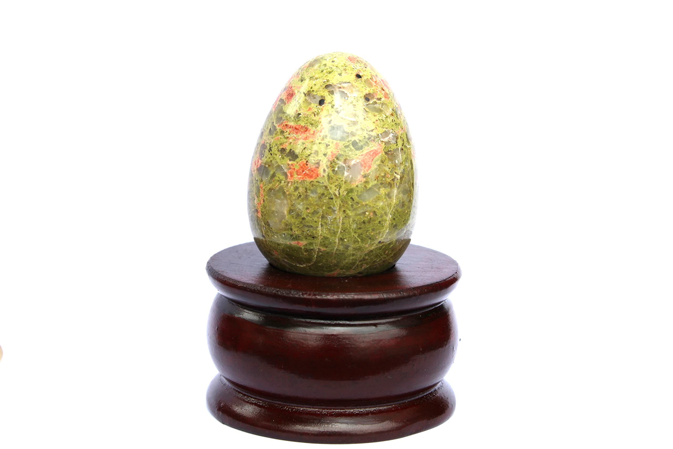 Unakite Gemstone Egg | 2-inch | Spiritual Healing | Home-Office decor