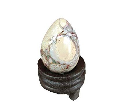 Spotted orgone Jasper Egg | 2-inch | Home Office decor