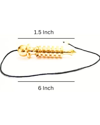 6 Isis Copper With Chord Pendulum | Dowsing , Spirituality | Metal Pendulum