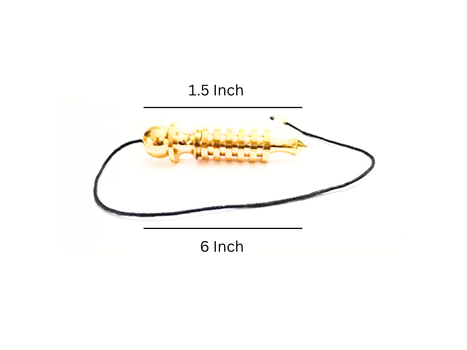 6 Isis Copper With Chord Pendulum | Dowsing , Spirituality | Metal Pendulum